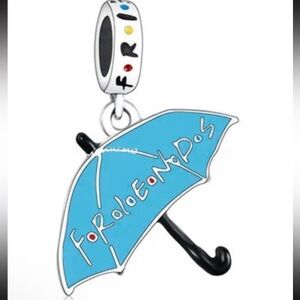FRIENDS TV show .925 Blue Umbrella Charm Pendant
